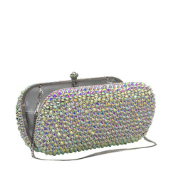 Metal Crystal Clutch - 144