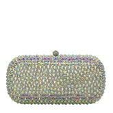 Metal Crystal Clutch - 144