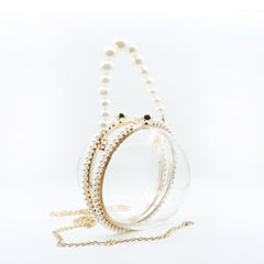 Transparent Acrylic Ball Clutch - 501