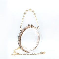 Transparent Acrylic Ball Clutch - 501