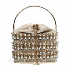 Hanging Stones Cage Clutch – 303