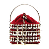 Hanging Stones Cage Clutch – 303
