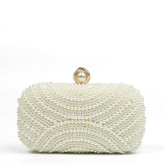 Pearl Beaded Clutch - 207