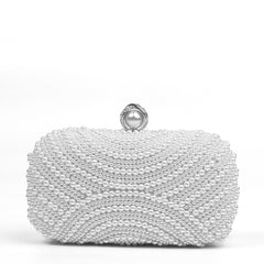 Pearl Beaded Clutch - 207