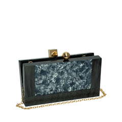 Acrylic Marble Clutch - 505