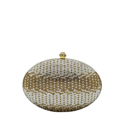 Mini Oval Crystal Clutch – 151