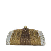 Crystal Metal Clutch - 167