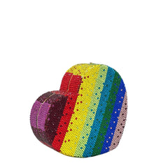 Heart Crystal Clutch - 177