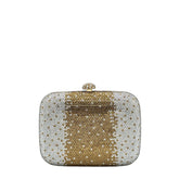Mini Square Crystal Clutch - 174