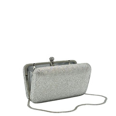 Mini Rectangular Crystal Clutch - 169