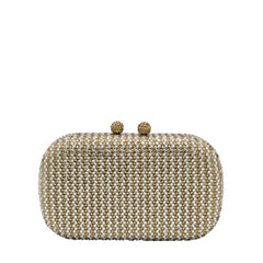 Sparkle Small Oval Rectangular Stone Clutch – 804