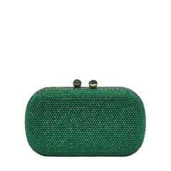 Sparkle Small Oval Rectangular Stone Clutch – 804