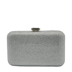 Sparkle Rectangular Stone Clutch - 807