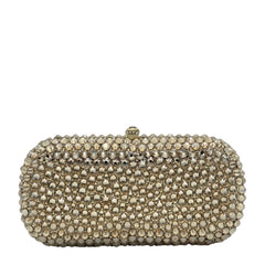 Metal Crystal Clutch - 144
