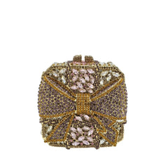 Luxury Square Bow Clutch- 163