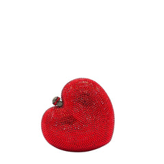 Crystal Mini Heart Clutch - 199