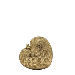 Crystal Mini Heart Clutch - 199