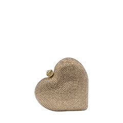 Crystal Mini Heart Clutch - 911