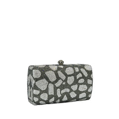 Crystal Rectanglular Clutch - 912