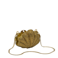 Crystal Mini Seashell Clutch - 919