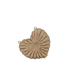 Crystal Mini Heart Clutch - 920