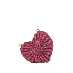 Crystal Mini Heart Clutch - 920