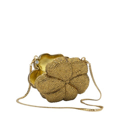 Crystal Mini Flower Clutch - 922