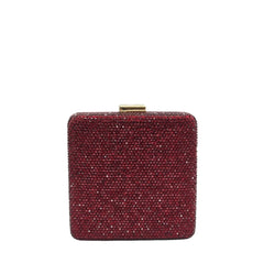 Sparkle Small Square Stone Clutch – 809