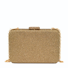 Sparkle Rectanglular Stone Clutch - 806