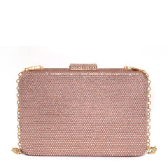 Sparkle Rectanglular Stone Clutch - 806