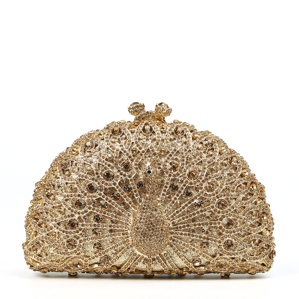 Luxury Peacock Clutch -103