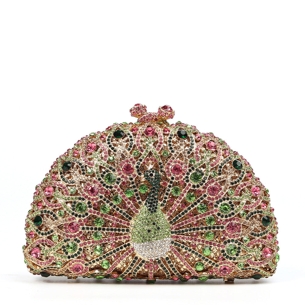 Luxury Peacock Clutch -103