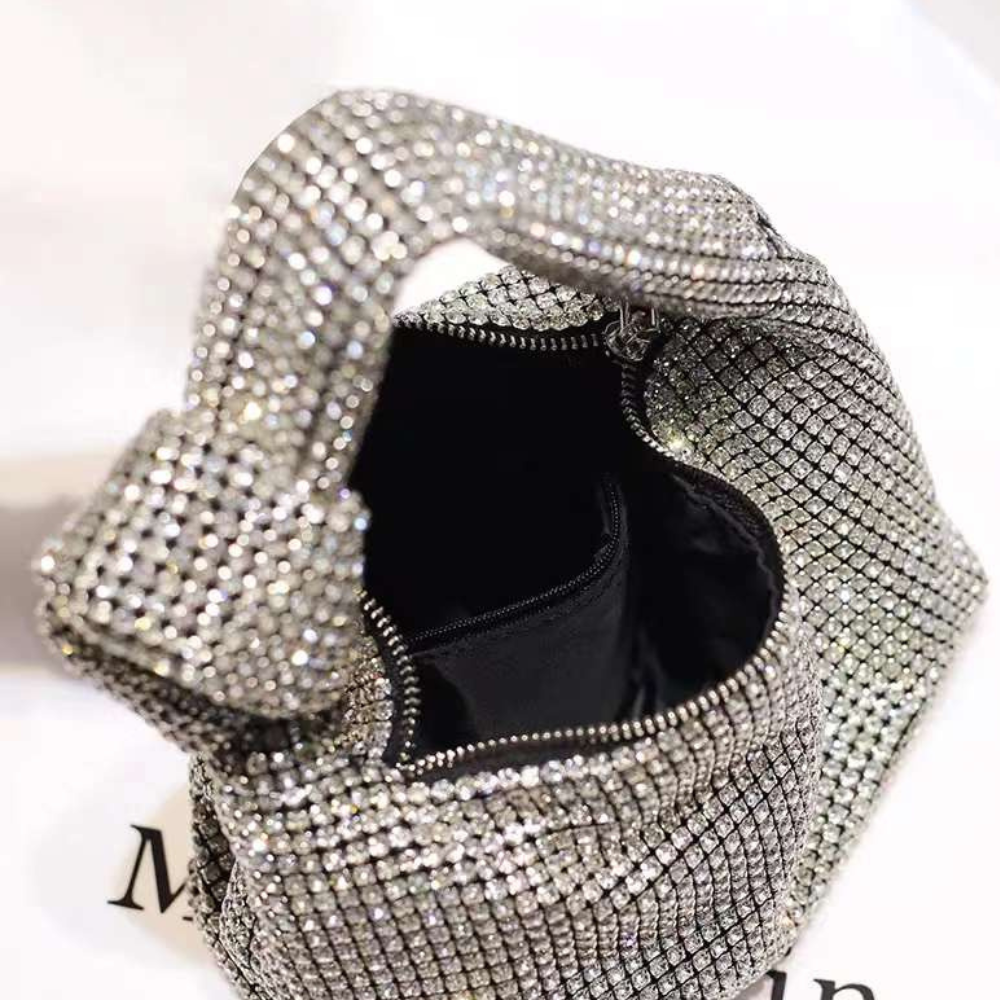 Bling Small Knot Handle Bag - 605