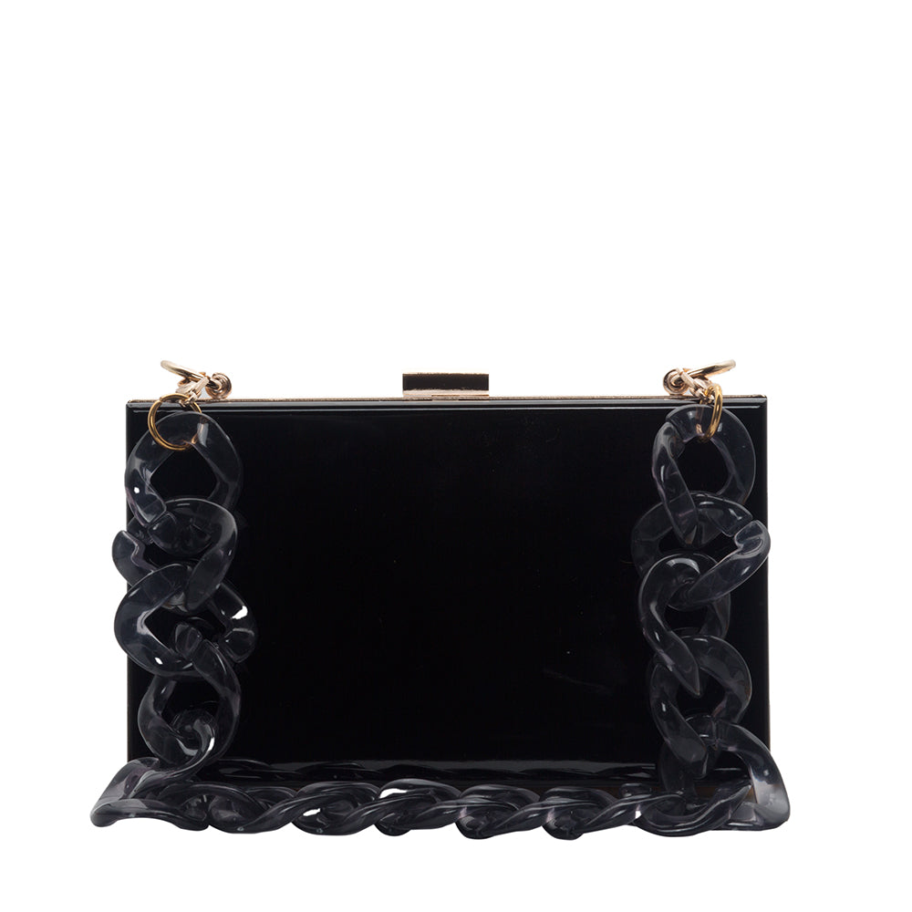 Transparent Acrylic Clutch - 506