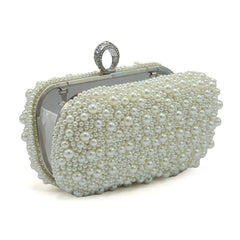 Pearl Beaded Clutch - 203