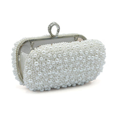 Pearl Beaded Clutch - 203