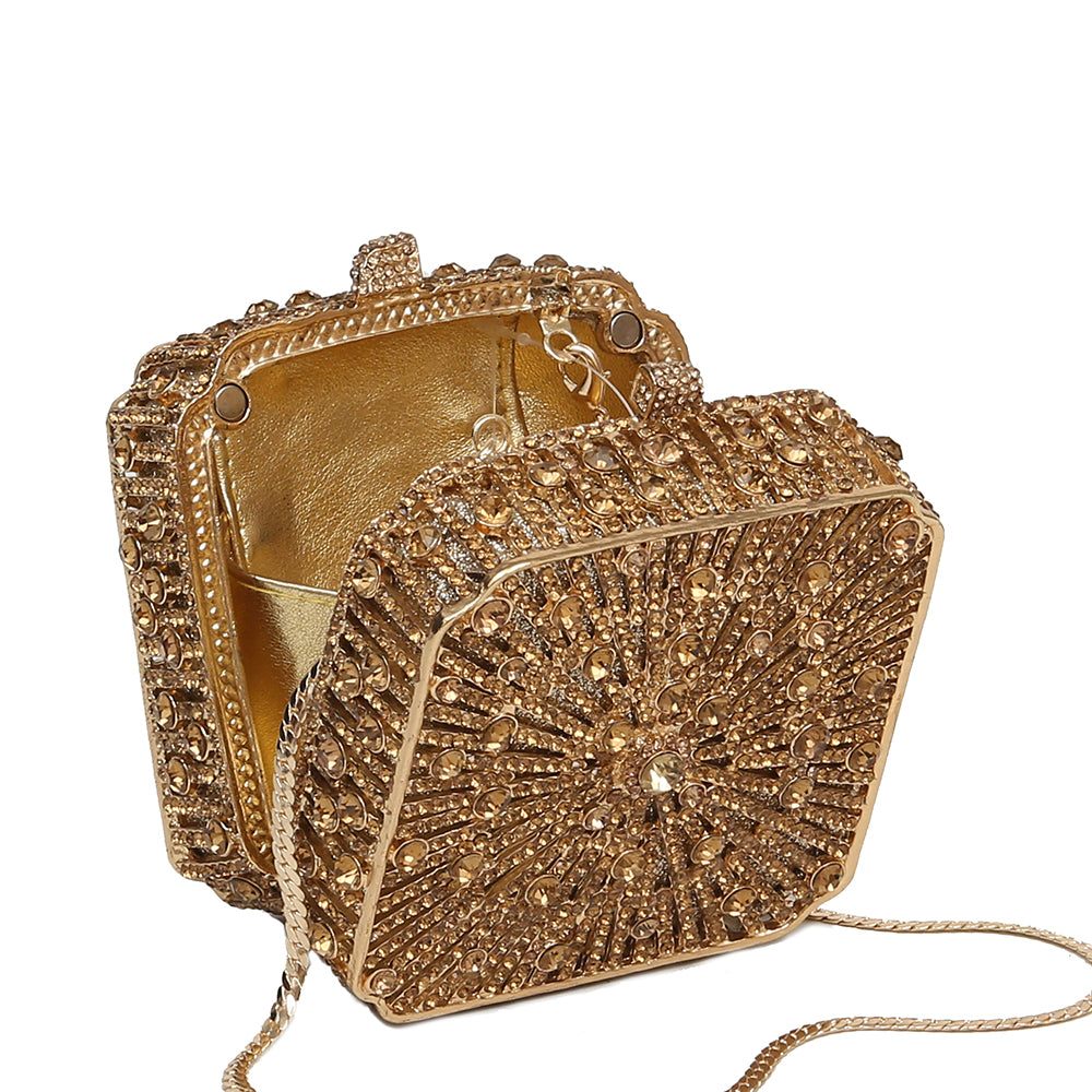 Luxury Square Clutch - 123