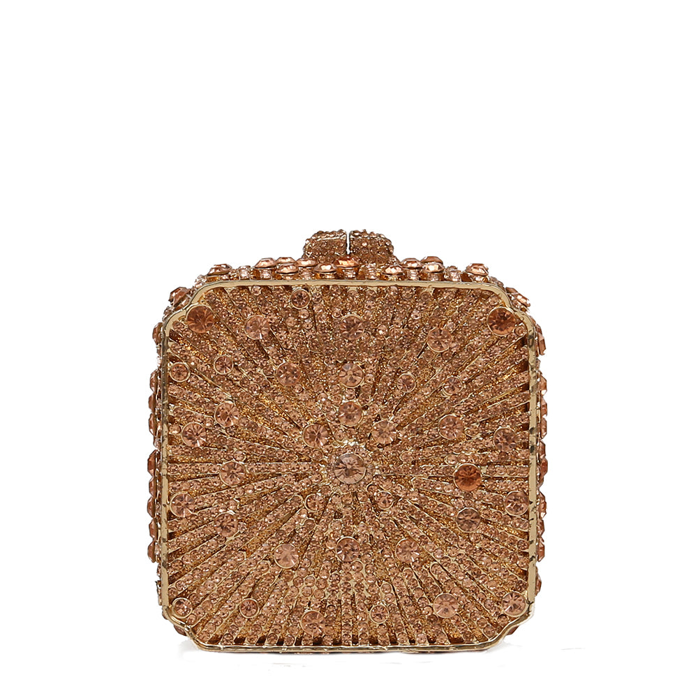 Luxury Square Clutch - 123