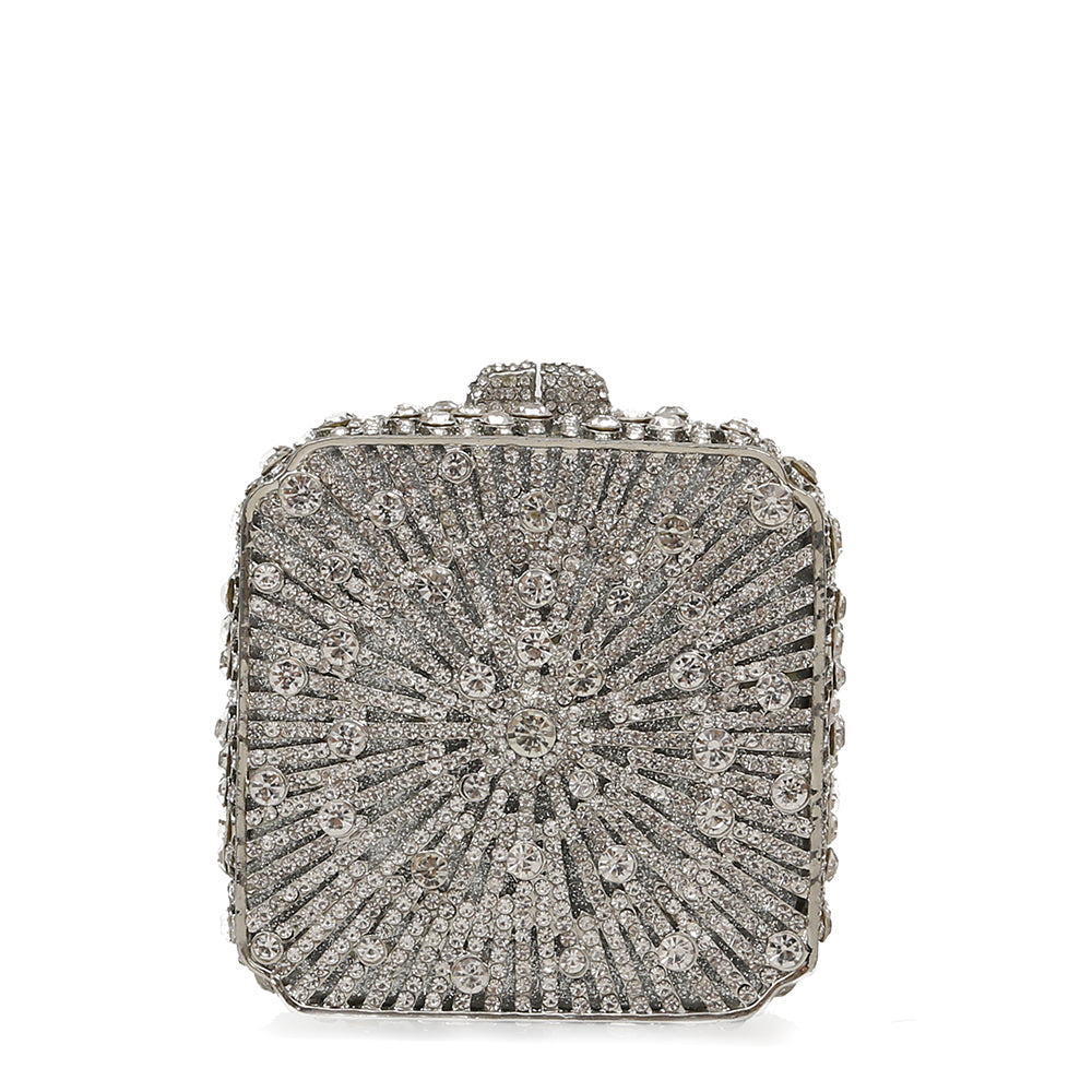 Luxury Square Clutch - 123