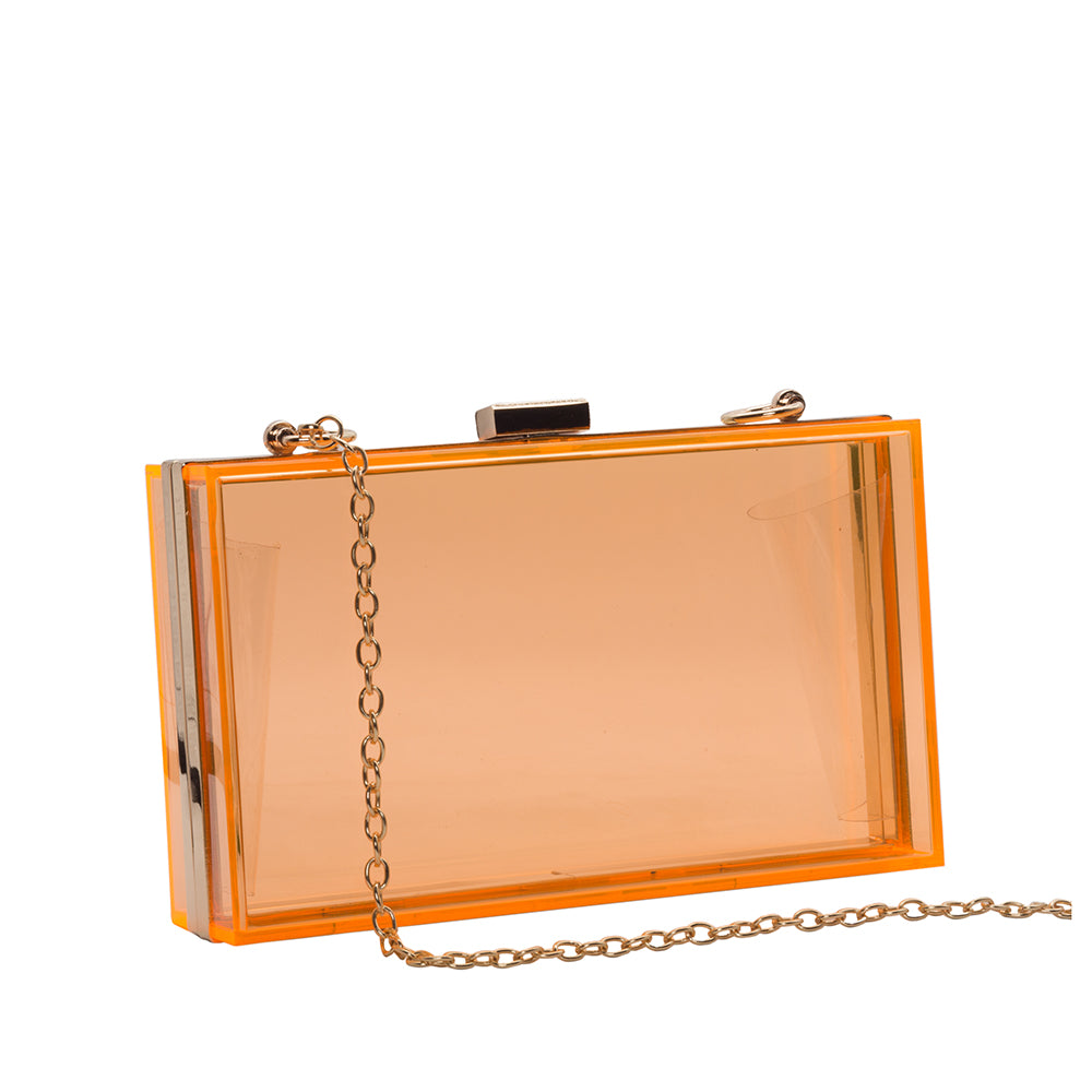 Transparent Acrylic Clutch - 506