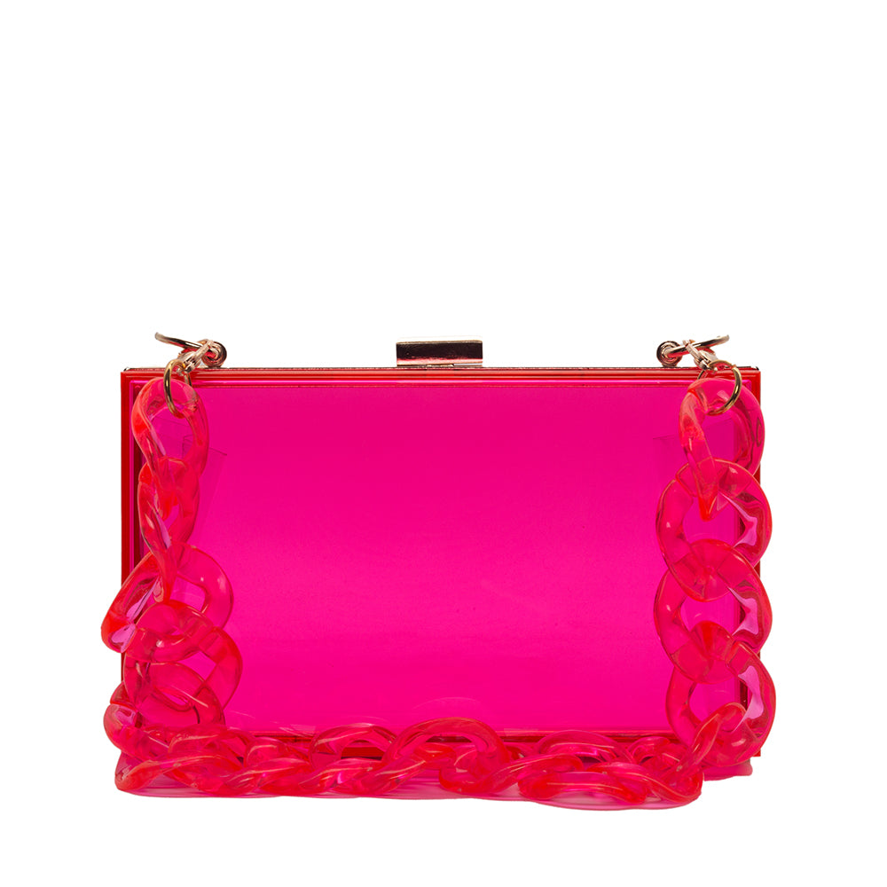 Transparent Acrylic Clutch - 506