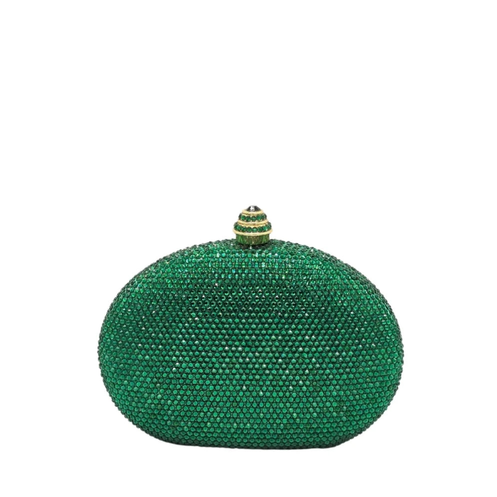 Sparkle Mini Oval Stone Clutch – 800