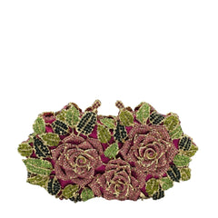 Luxury Double Flower Clutch -183