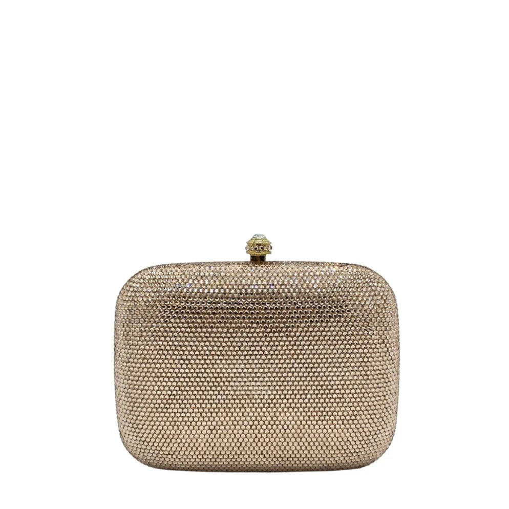 Mini Square Crystal Clutch - 174