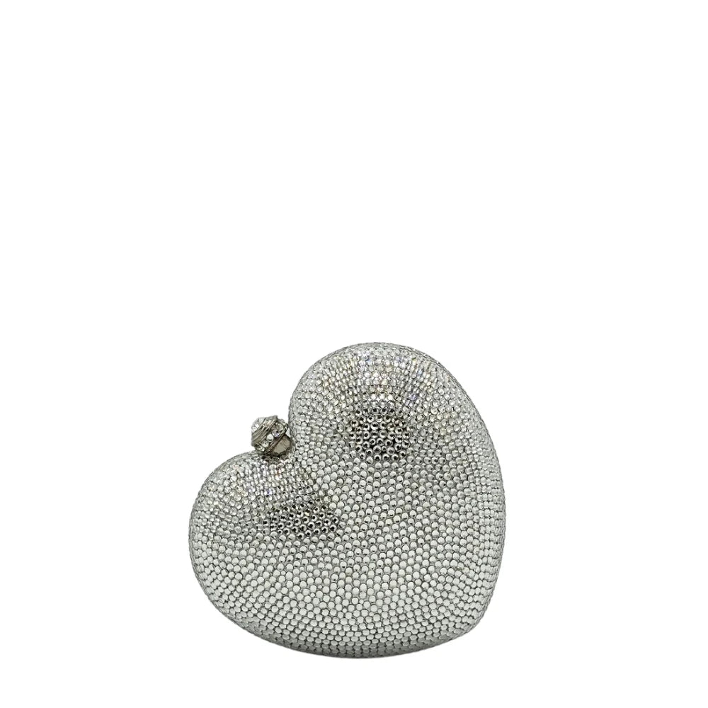 Crystal Mini Heart Clutch - 199 – My Beauty Stand Crystal Mini Heart Clutch - 199 – My Beauty Stand