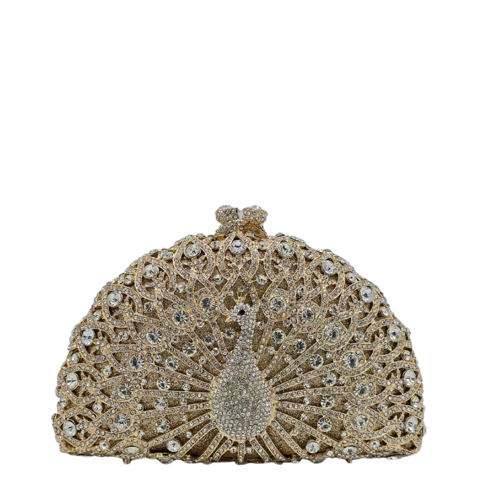 Luxury Peacock Clutch -103