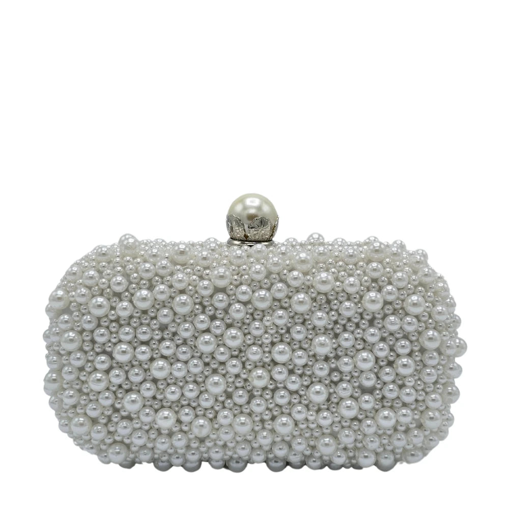 Pearl Beaded Clutch - 233