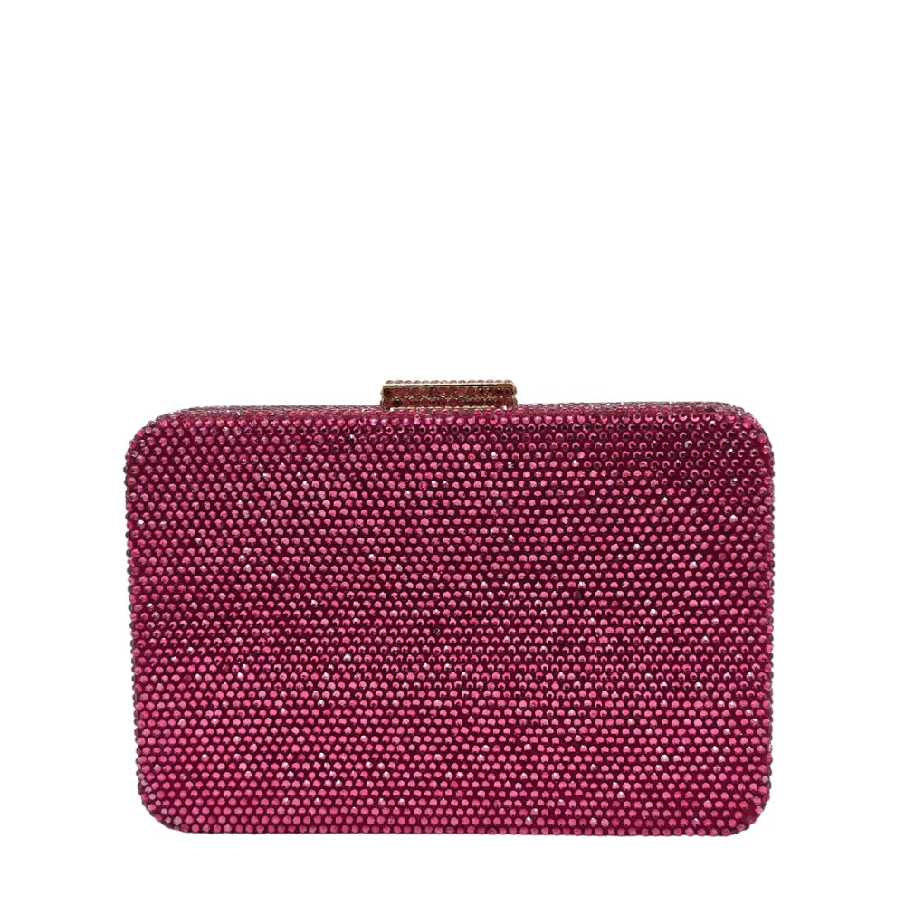 Sparkle Rectanglular Stone Clutch - 806