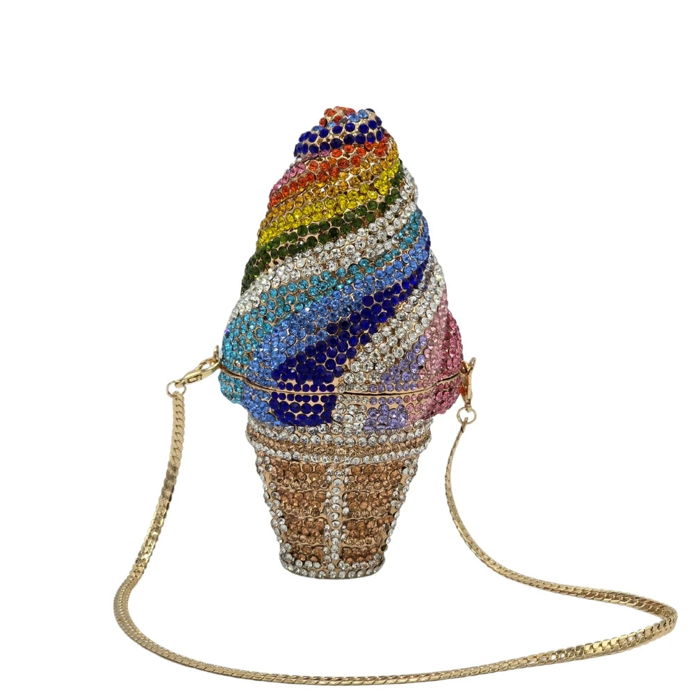 Luxury Ice Cream Cone Clutch -914