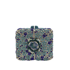 Luxury Square Flower Clutch -916